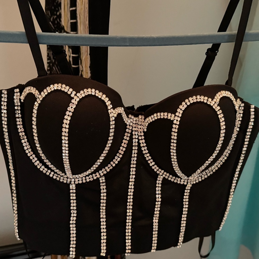 Rhinestone Bustier